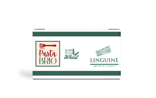 PastaBRIO Durum Wheat Pasta - LINGUINE - 20 lb