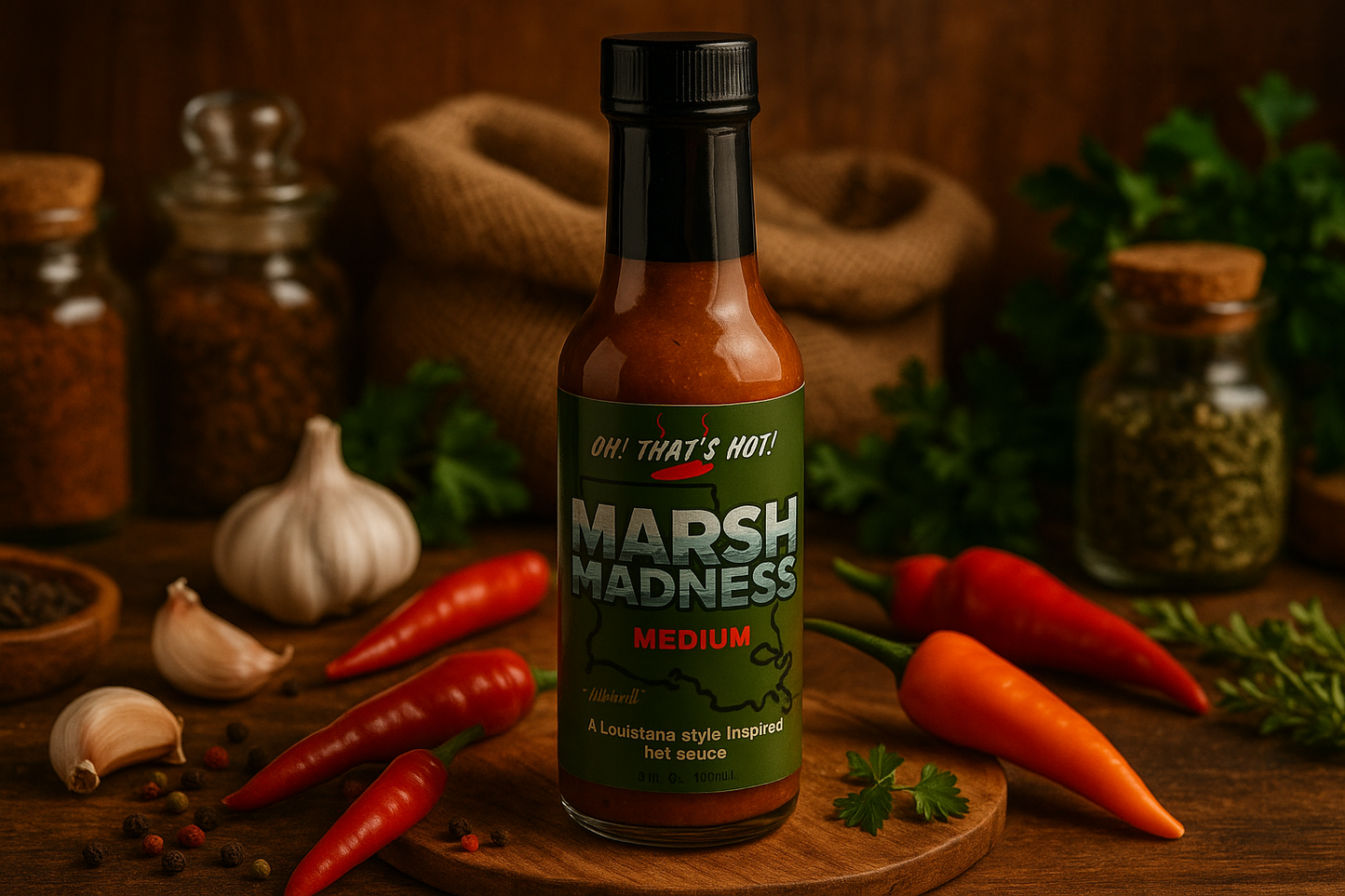 Marsh Madness Medium in market setting