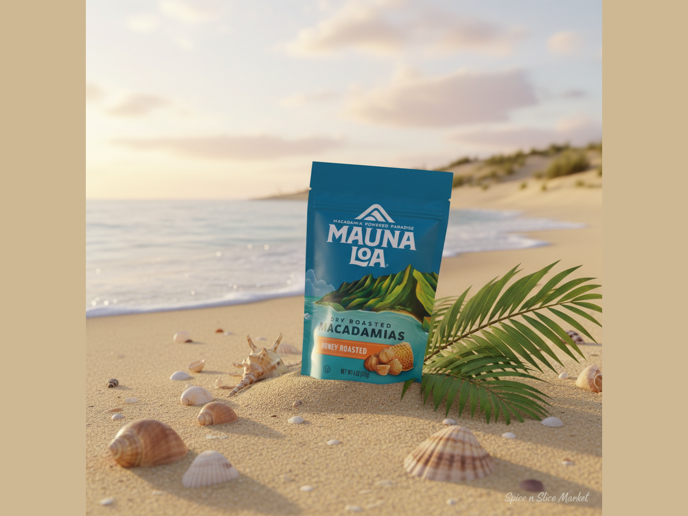 Mauna Loa Macadamias on Beach