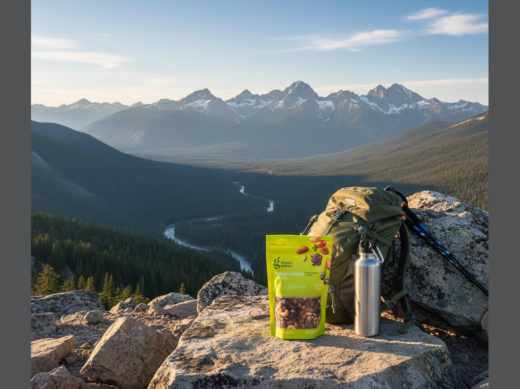 Mountain Summit Scene
