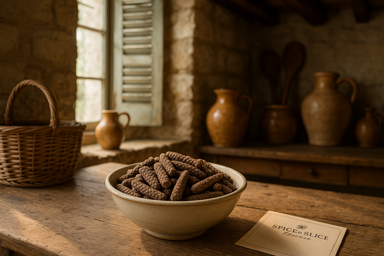 Natural French Country Kitchen Scene