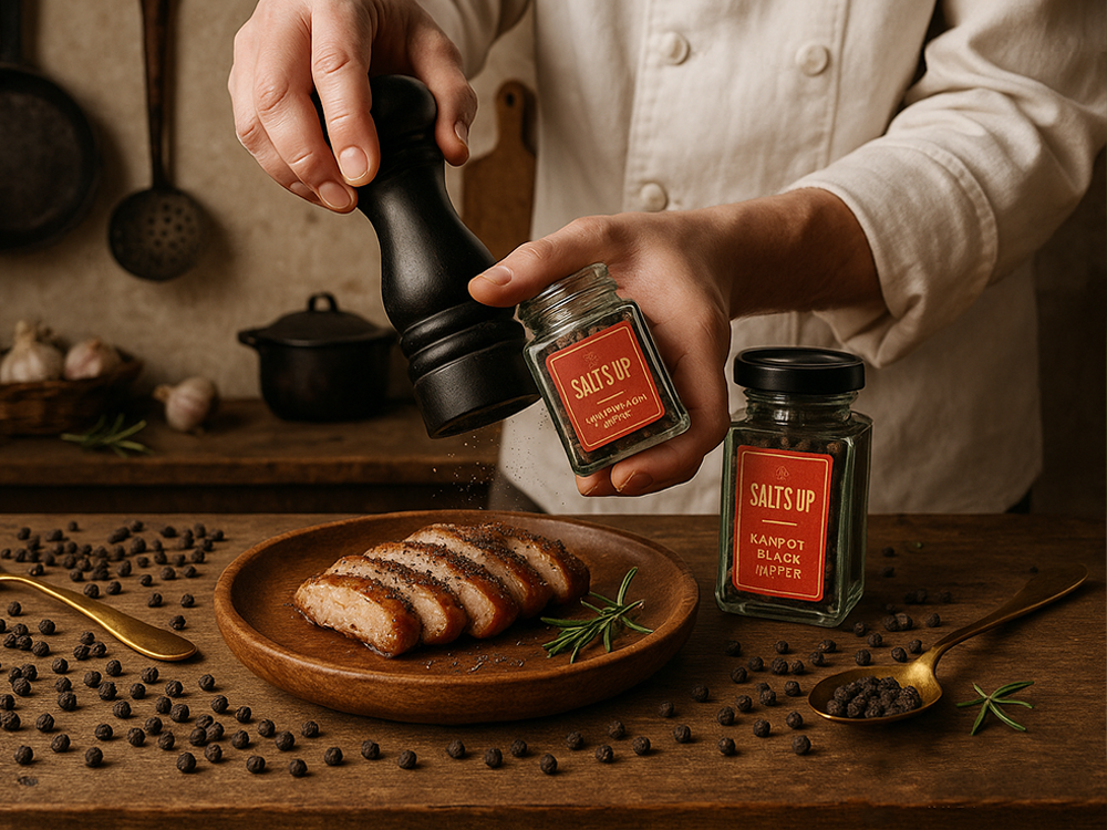 Kampot Black Pepper (PGI) – Organic Whole Peppercorns 60g – Spice n Slice Market