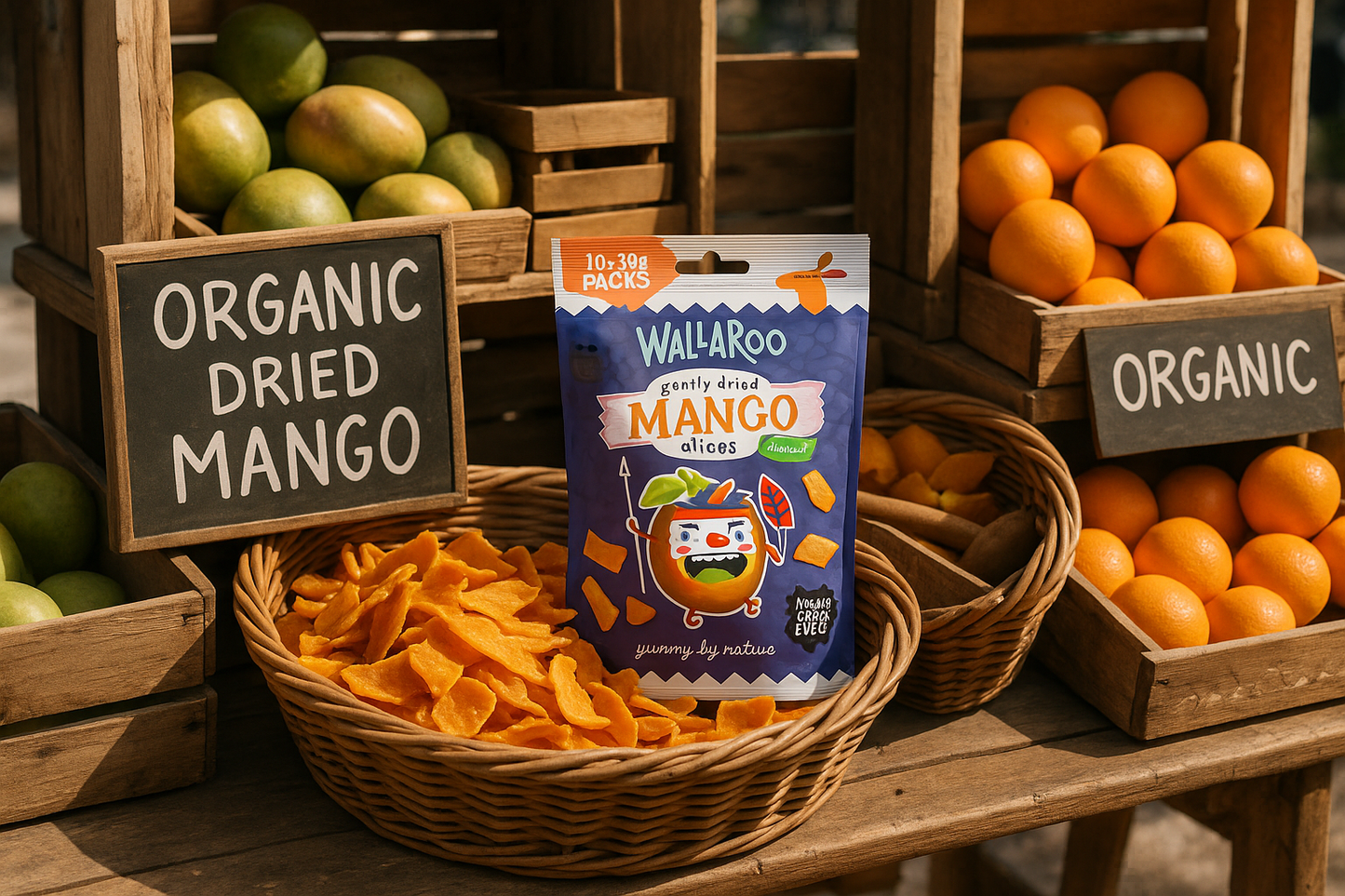 Organic Dried Mango Slices - Natural Market