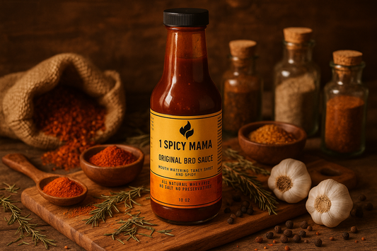 Original BBQ Sauce in market setting