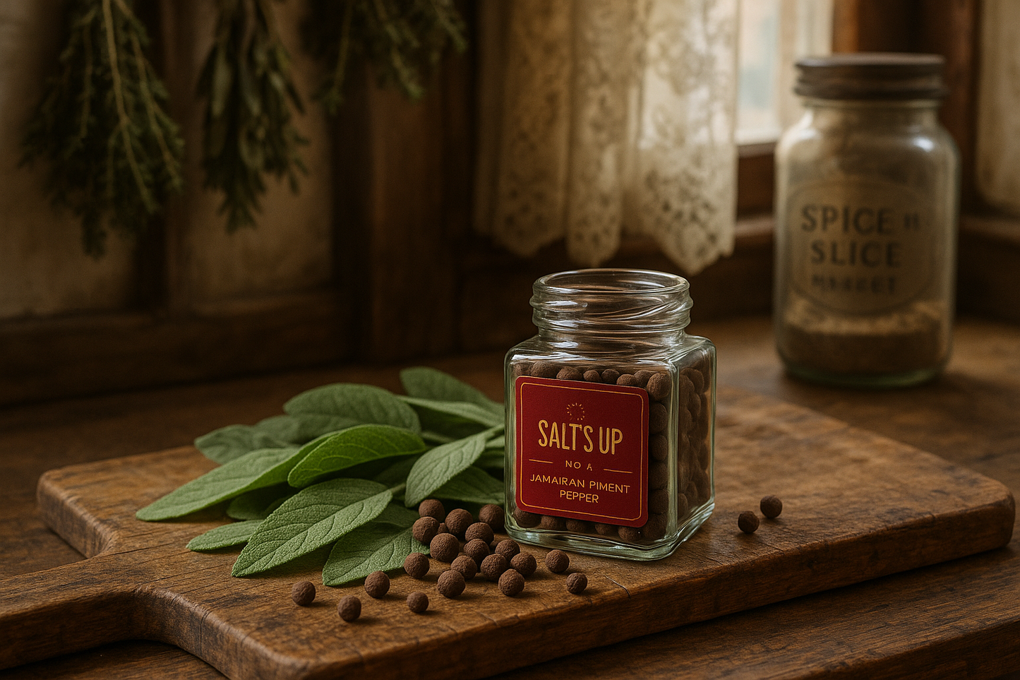 Original Jamaican Allspice in French Farmhouse Kitchen
