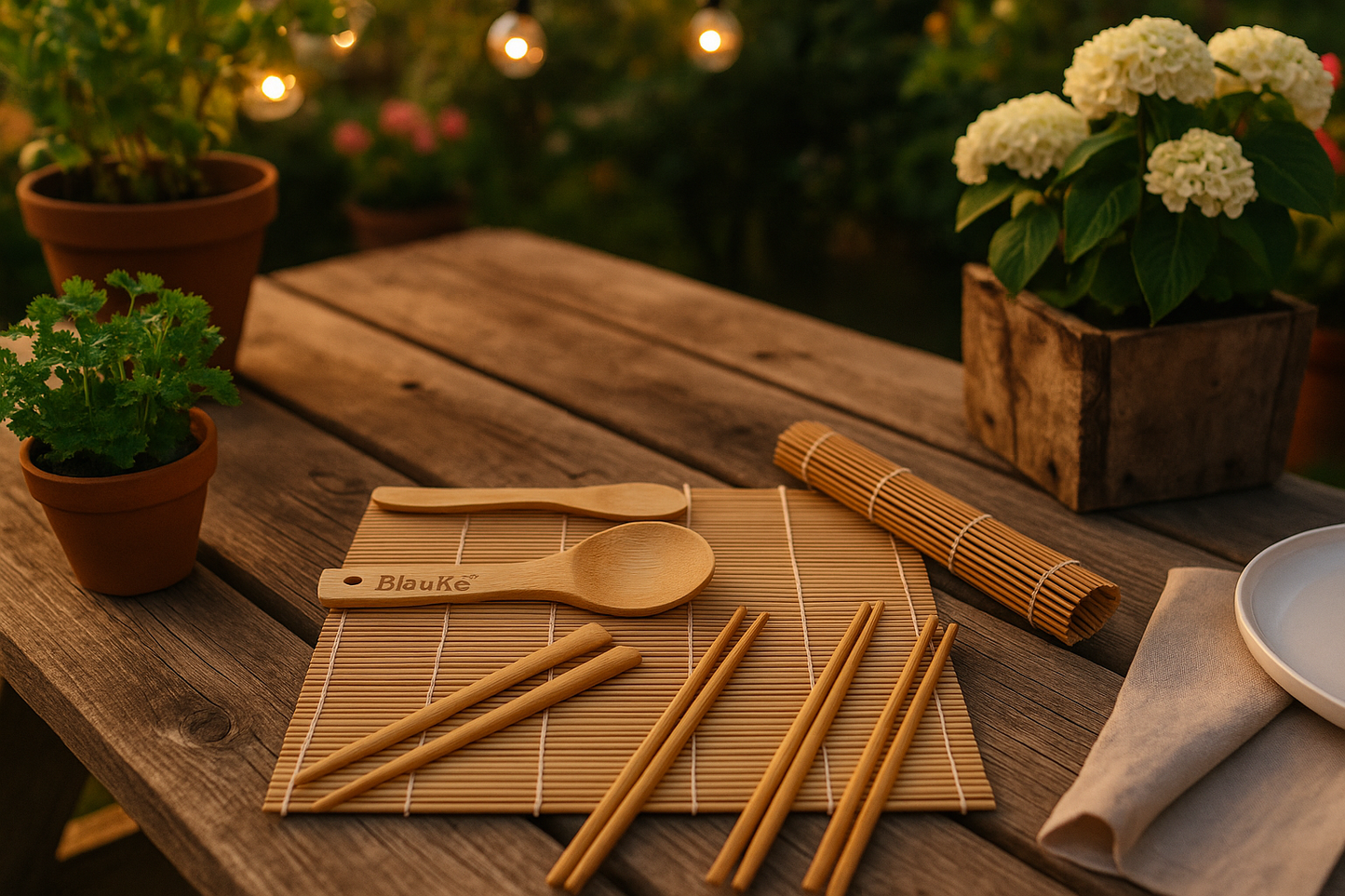 Outdoor Dining Scene