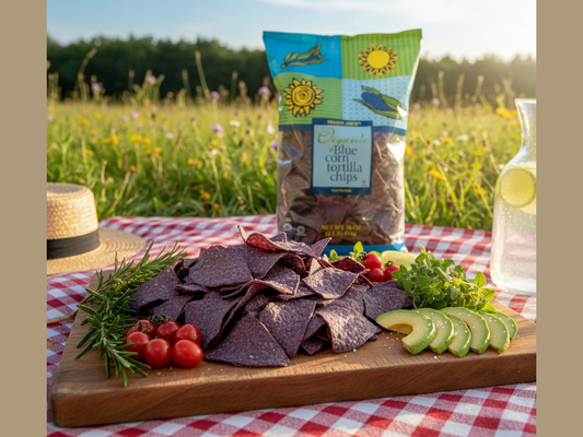Picnic meadow scene