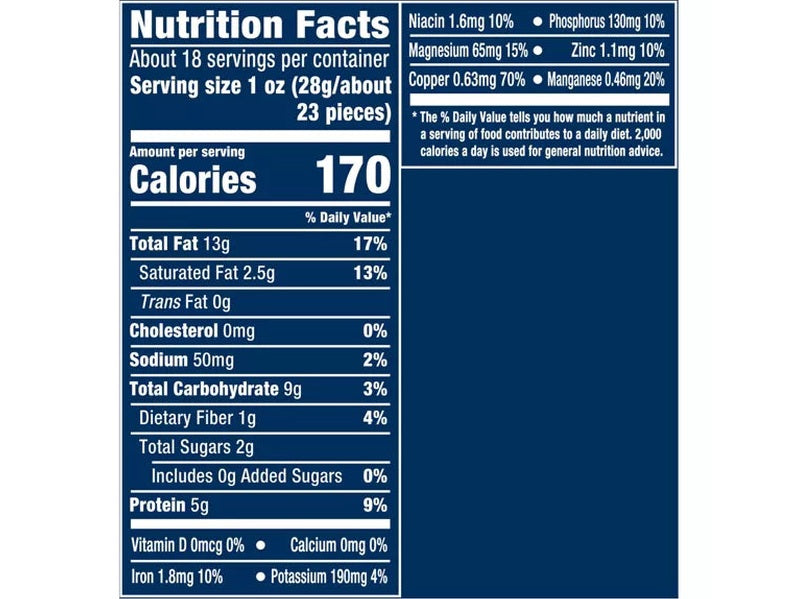 Planters Deluxe Whole Cashews Lightly Salted 18.25oz.