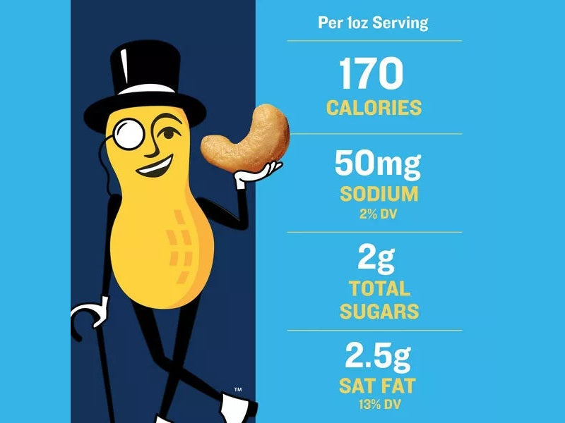 Planters Deluxe Whole Cashews Lightly Salted 18.25oz.