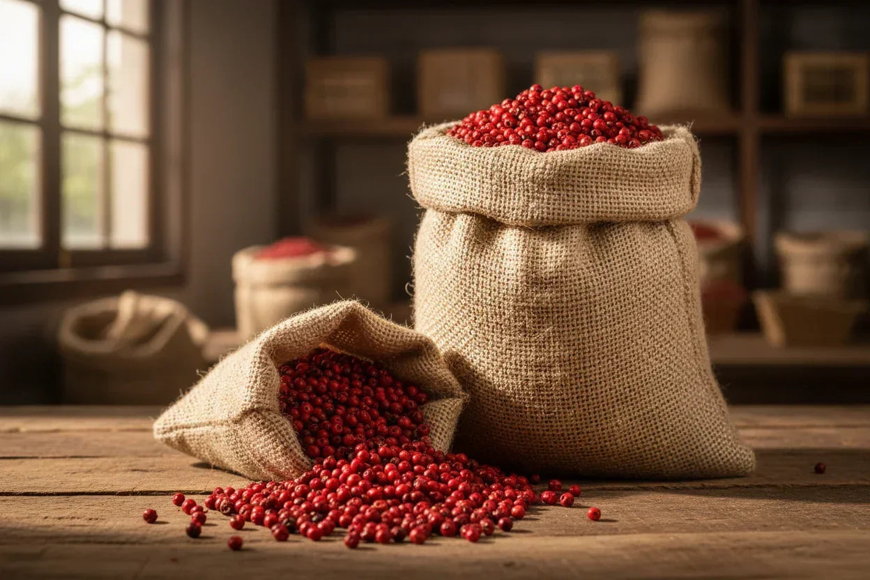 Red Kampot Pepper Sacks
