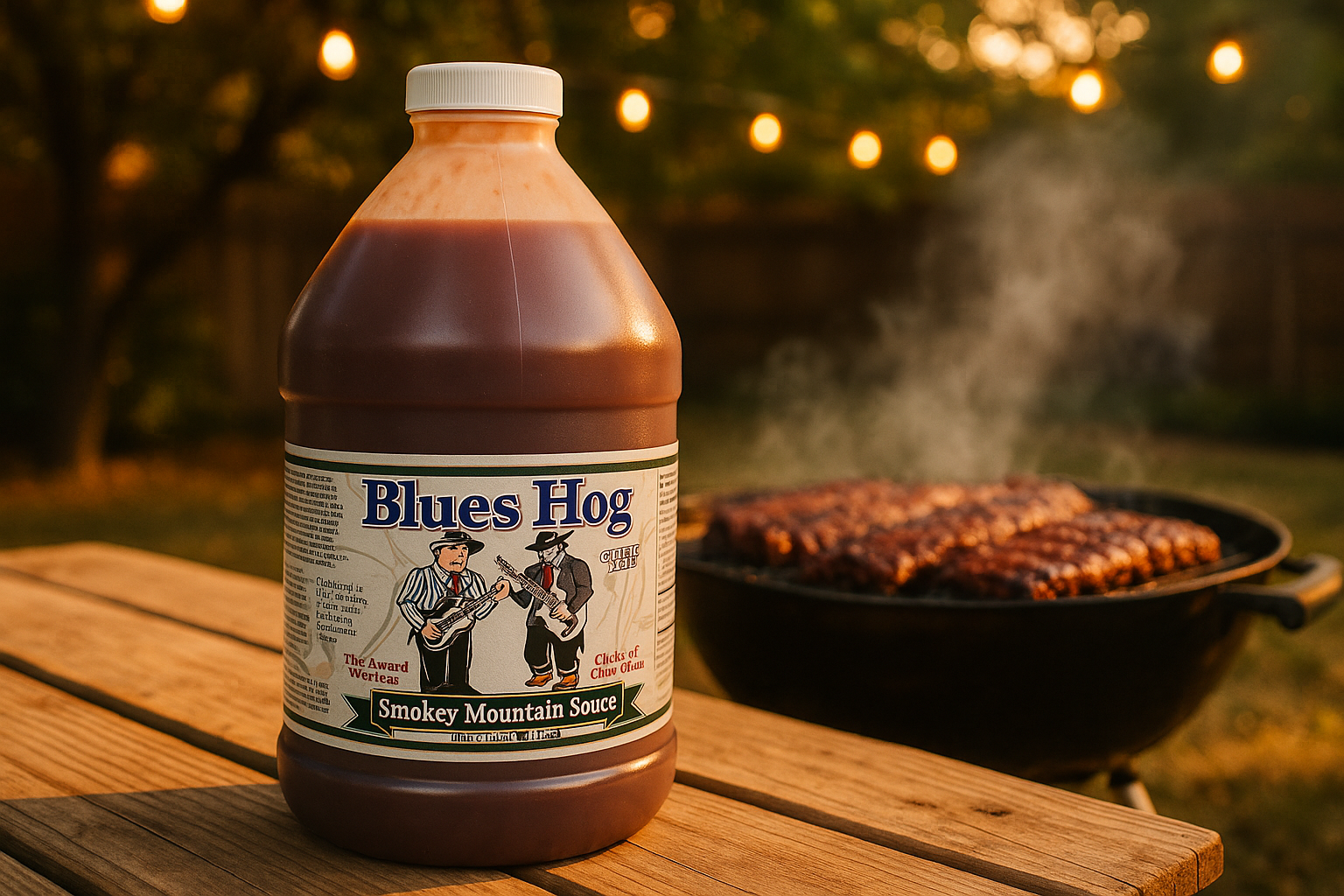 Rustic BBQ Scene