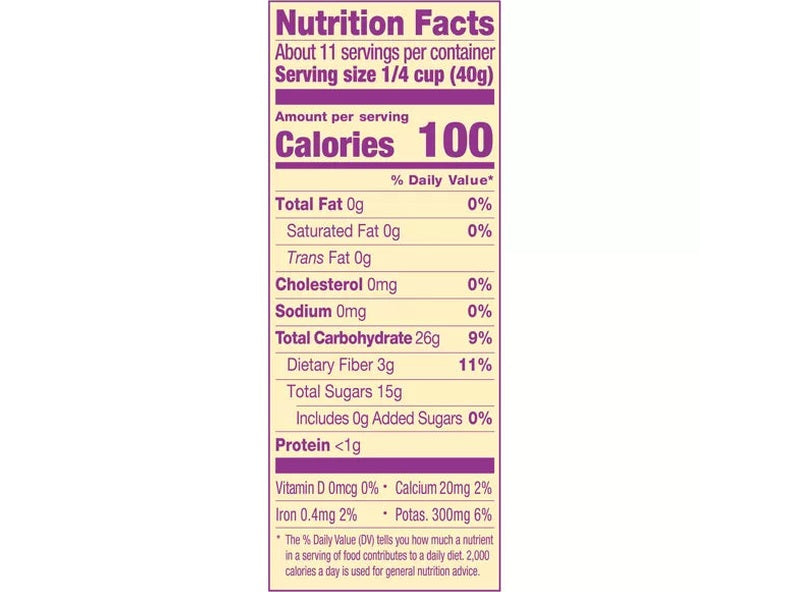 Sun-Maid California Sun-Dried Fruit Whole Pitted Prunes Canister, 16oz