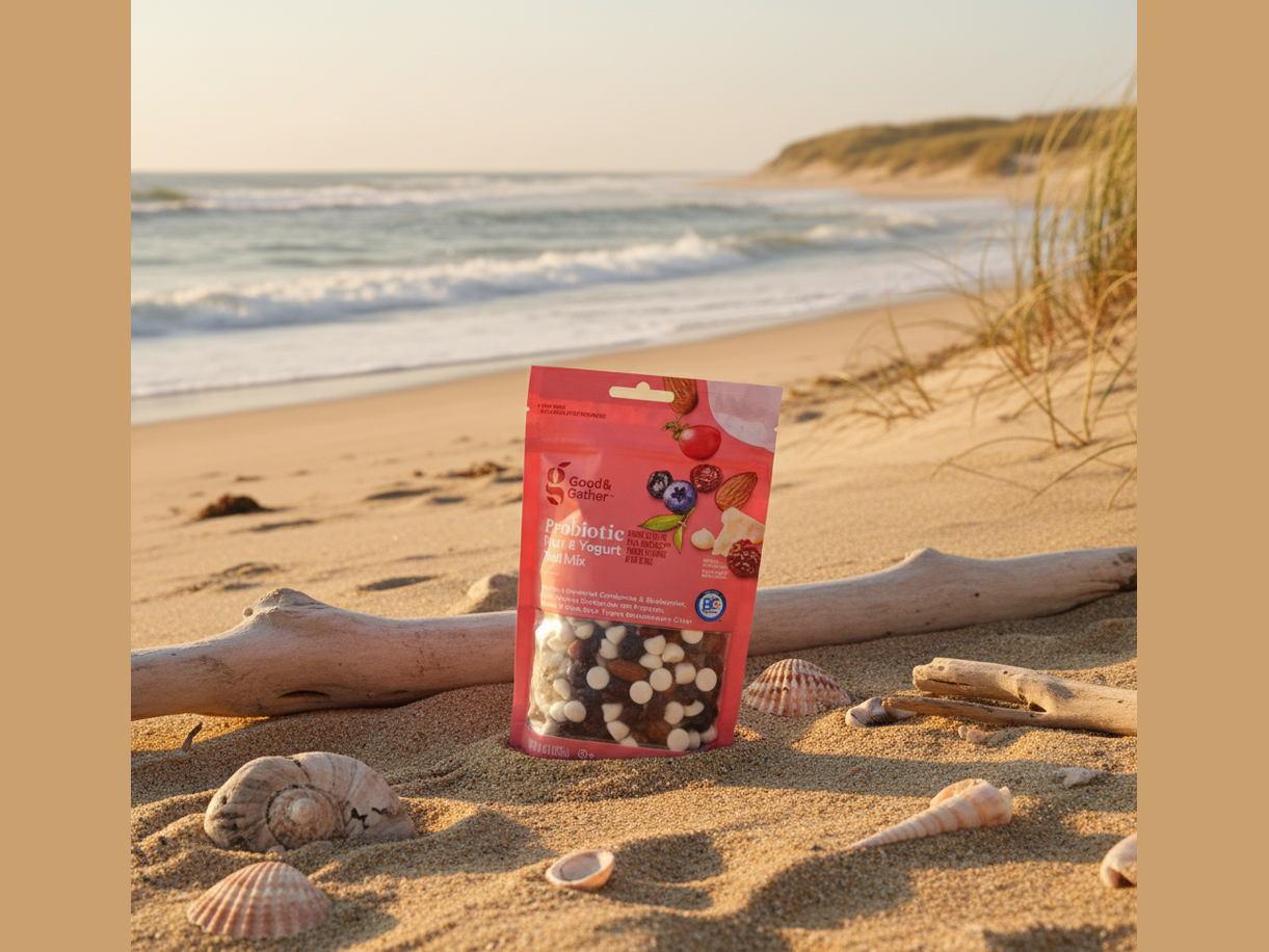 Trail Mix on Beach