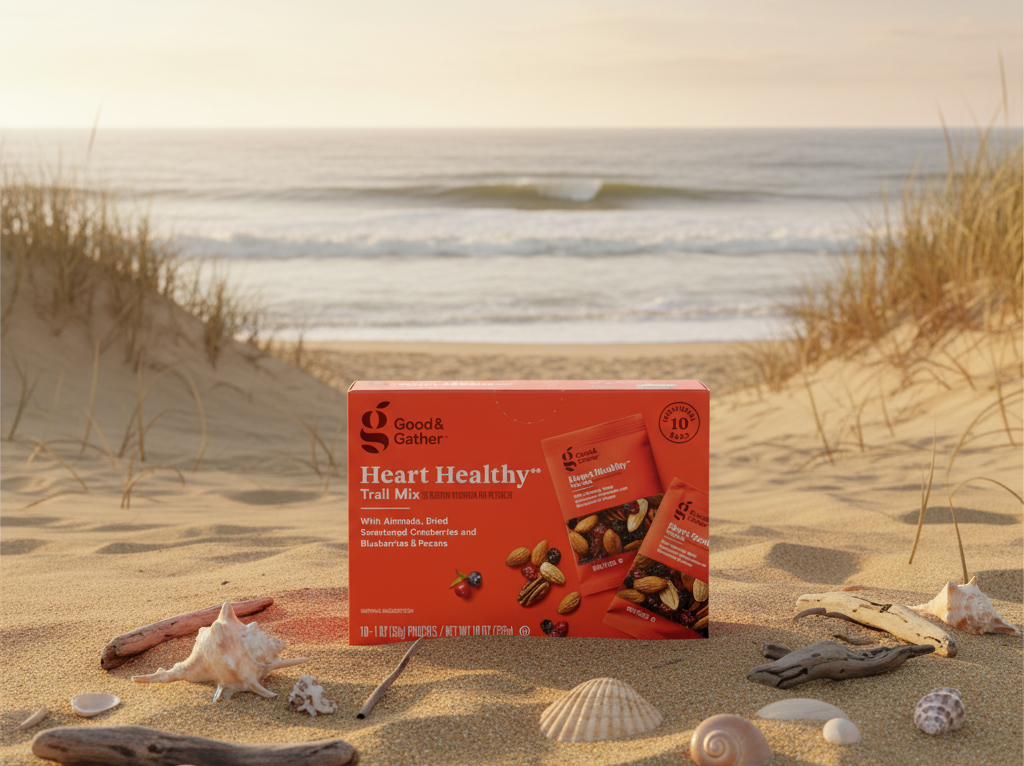 Trail Mix on Beach