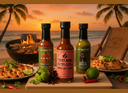 Trio - Thai Green Citrus Heat Hot Sauce Gift Set (3 Bottles)
