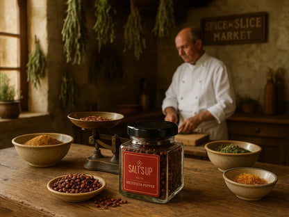 Malabar green peppercorns - fresh whole Indian pepper jar