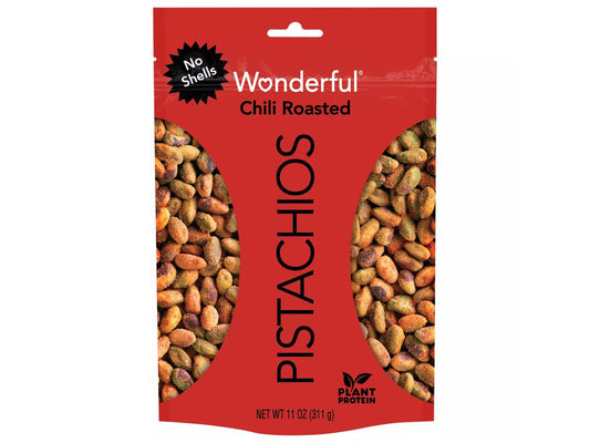 Wonderful Pistachios No Shells Chili Roasted, 11oz