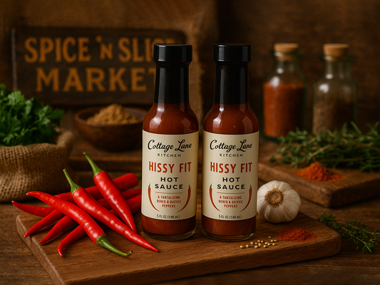Hissy Fit Hot Sauce Duo - Classic Red Heat Perfection Gift Set (2x5oz)
